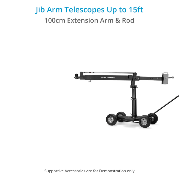 Proaim Comet XL 15ft Euro/Elemac Video Camera Jib/Crane| 60kg/132lb Payload