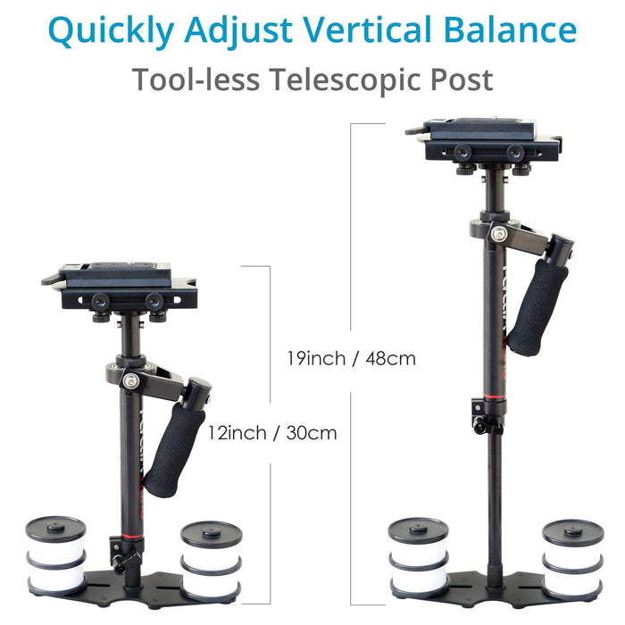 FLYCAM Nano Kamera-Stabilisator - Gimbal Für DSLR & Spiegellose Kameras Bis 1,5kg