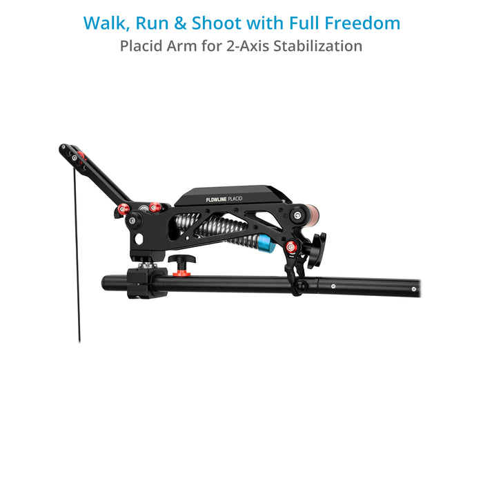 Flycam Flowline Starter with Placid Stabilizing Arm for Camera & Gimbals (5-7.5kg/11–16lb)