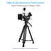 Proaim 100mm Bowl Head Tripod Stand with Rubber Tripod Shoes | Payload - 80kg/176lb