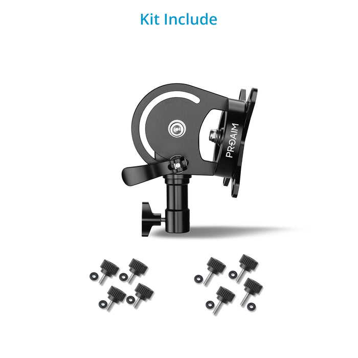 Proaim 360° Rotation VESA 75mm/100mm Tilting Monitor Mount — Proaim.be