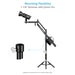 Proaim 38” Camera Slider Stand with 1-1/8" Junior Receiver, 20” Min Height