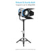 Proaim 38” Camera Slider Stand with 1-1/8" Junior Receiver, 20” Min Height