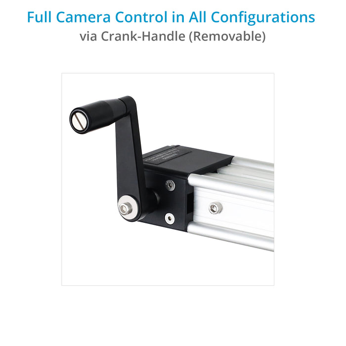 Proaim Cambird Pro 4-in-1 Gear. 6ft Camera Slider. Portable Mini Jib. Tower. Hi-hat