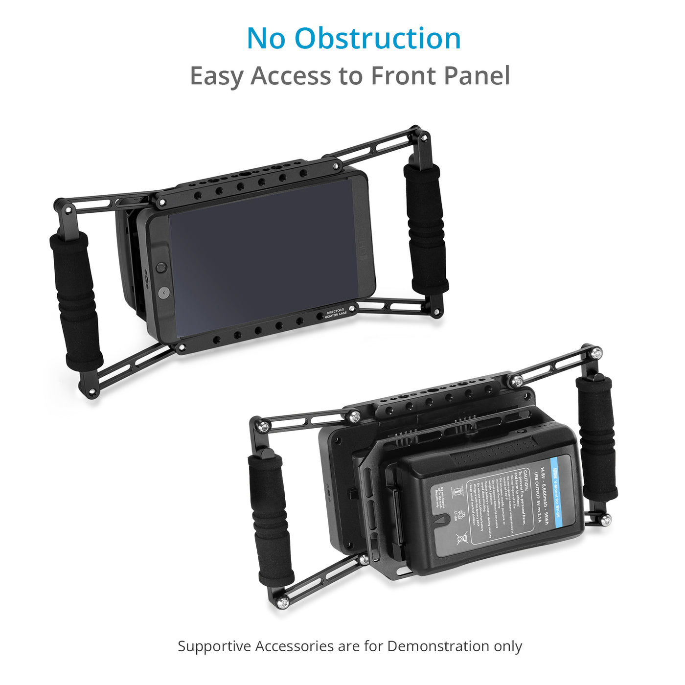Director's Cage for 4”-7” LCD Camera Monitors | Proaim — Proaim.be