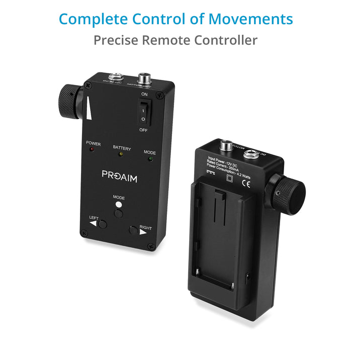 Proaim Motion Control System for Proaim Curve-120/180, Curve-N-Line & Line Camera Sliders