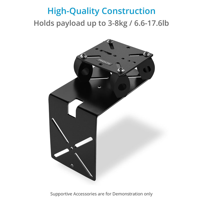 Proaim PTZ-10 Mount for PTZ Cameras - Vibration Isolator with L-shaped Bracket