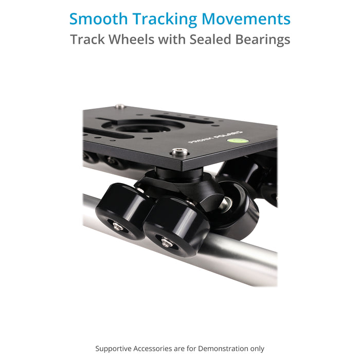Proaim Polaris Portable Camera Dolly  with Universal Track Ends