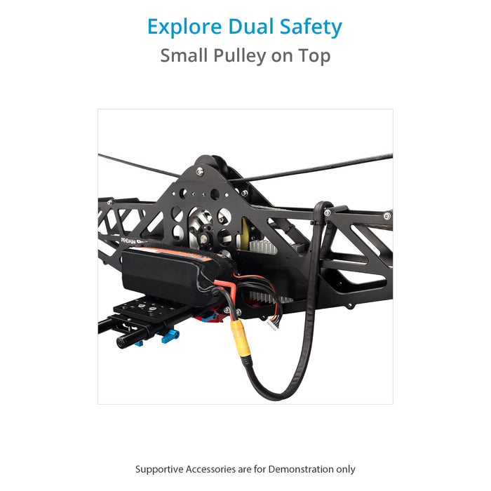 Proaim Safety Cable for Sky-Walker Pro Cinema Cablecam System| Dyneema. Steel.