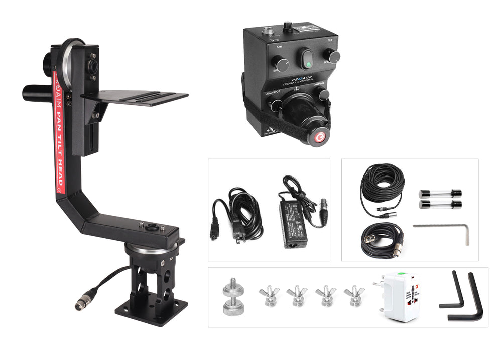 Gru Per Fotocamera PROAIM Da 14 Piedi Con Testa Pan-tilt, Supporto Per DSLR E Gimbal Fino A 8kg