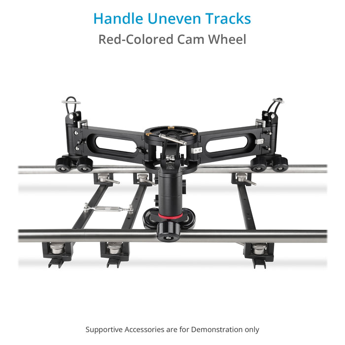 Proaim Marcus Camera Dolly with Mitchell & Euro/Elemac Adapter Base 