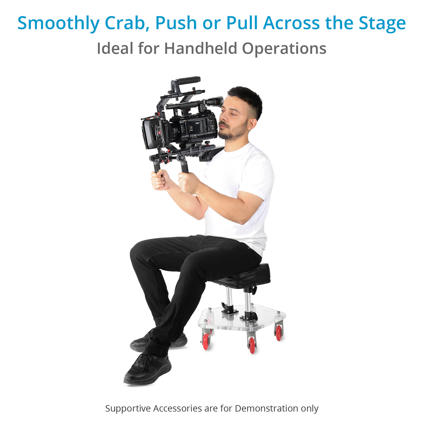 Butt Camera Dolly for Handheld Operators. Ultra | Proaim — Proaim.be