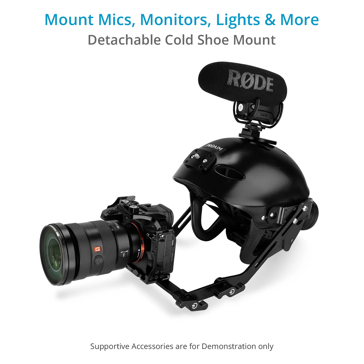 Surfer Helmet Rig for DSLR Camera / Smartphone | | Proaim — Proaim.be