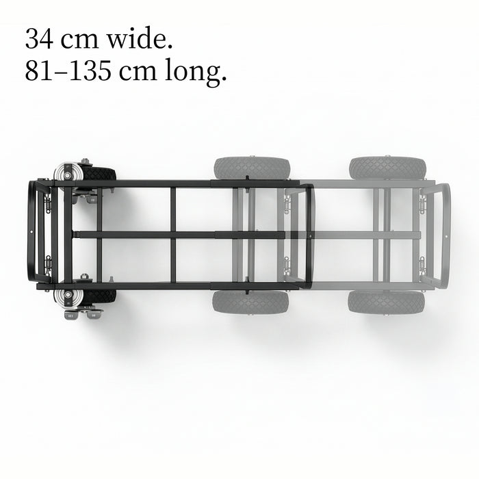 Proaim Vanguard UC5 Folding Utility Cart | 8-in-1 Professional All-Terrain Equipment Cart, 200 kg / 440 lb