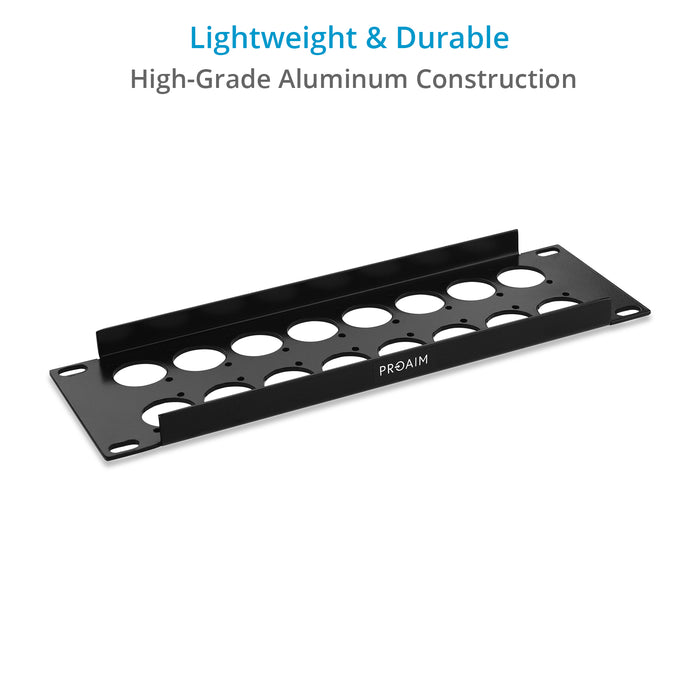 Proaim 2U 16-way Patch Bay for CV4 Soundchief Channel Cart| For Sound Recording & Production