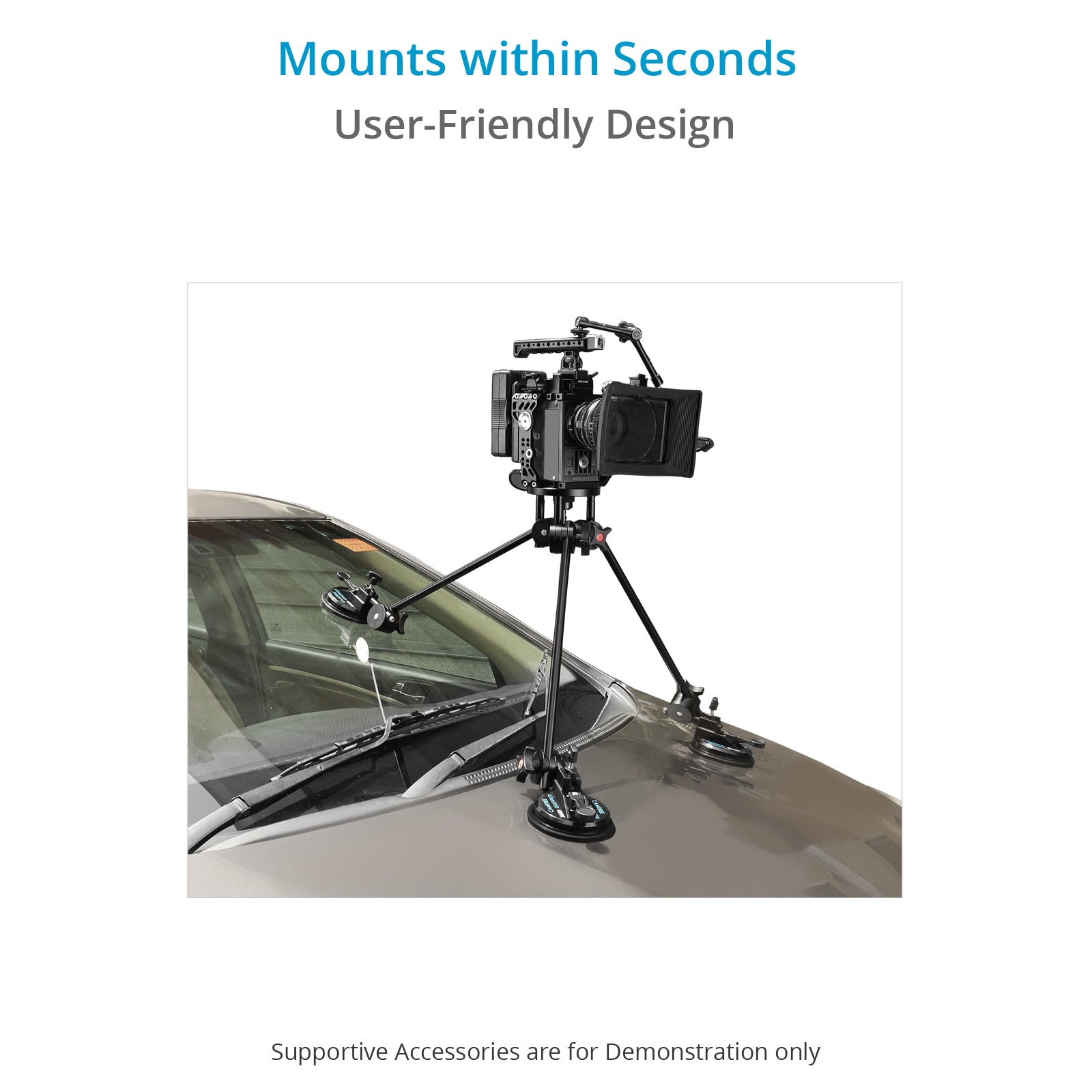 Camtree Gripper G-10 Car Suction Mount Mount Kit | Proaim — Proaim.be