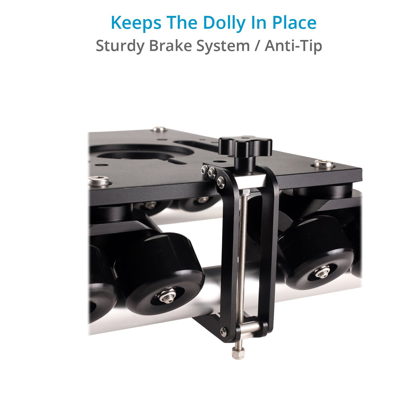 Chariot De Travelling Polaris PROAIM - Portable, Charge 200 Kg - Compatible Rails 3,8 à 5 Cm Et Rotules 75/100 Mm - Pour Tournage Vidéo Cinéma - 7