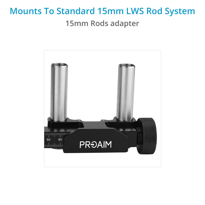 Proaim Ace EVF Mount Base Kit with ARRI-Style Rosette for Camera Rigs