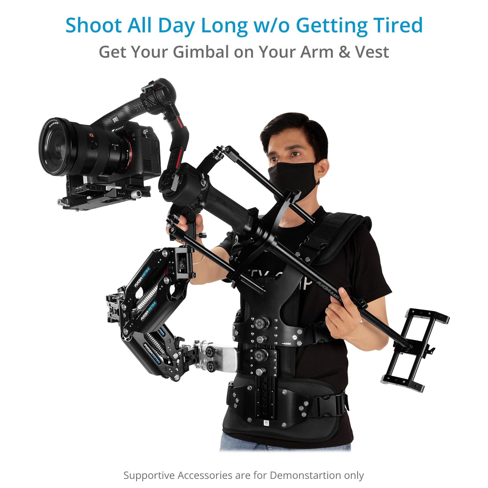 Stabilisateur Camera Wondalu S40 Handheld Steadycam