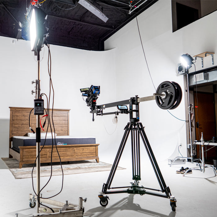 Proaim 7' Wave-2 Jib Crane, Dolly Stand for Camera / Gimbals / Pan Tilt Heads