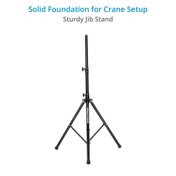 Proaim 12ft Camera Crane Jib with Stand for Gimbals, Pan-Tilt & Fluid Head