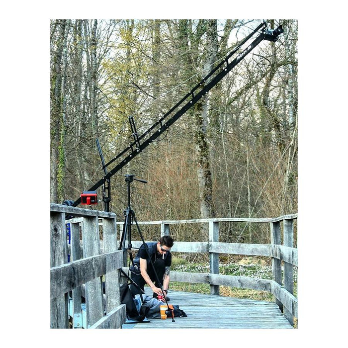 Proaim 14ft Camera Crane Jib, Stand, Sr. Pan-Tilt | Gimbal Compatible