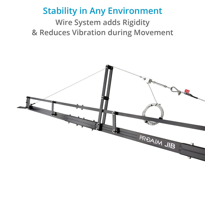 Proaim 18ft Camera Crane Jib Arm for 3-axis Gimbals, Pan-Tilt & Fluid Head