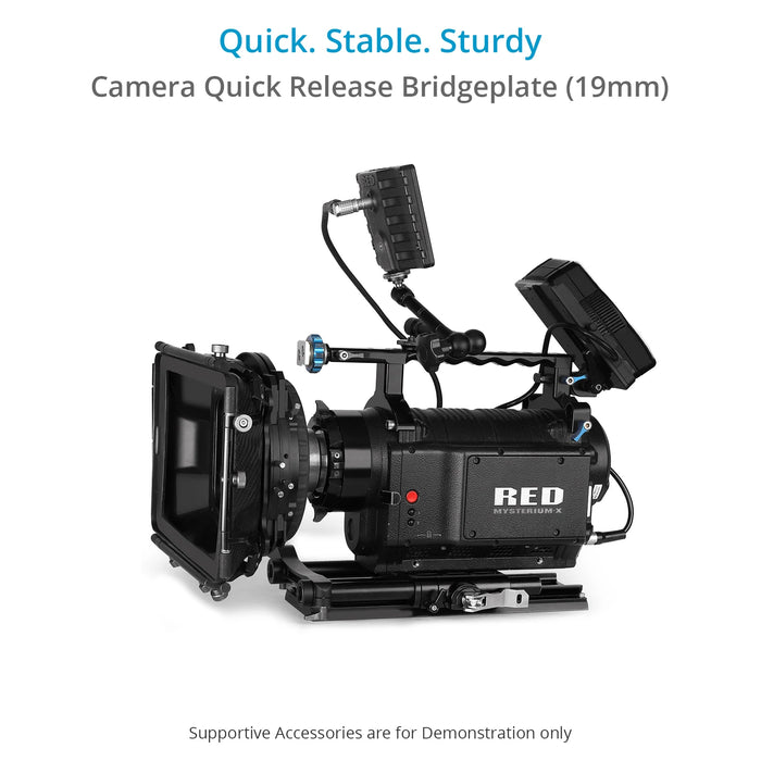 Proaim 19mm Studio Quick Release Bridgeplate for RED ARRI Heavy Camera Setups