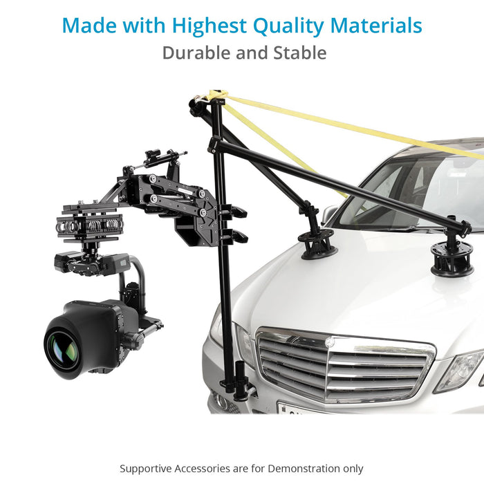 Proaim Action-King 8” Suction Mount Car Camera Rigging System | ø42mm. ø48mm.