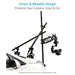 Proaim Action-King 8” Suction Mount Car Camera Rigging System | ø42mm. ø48mm.