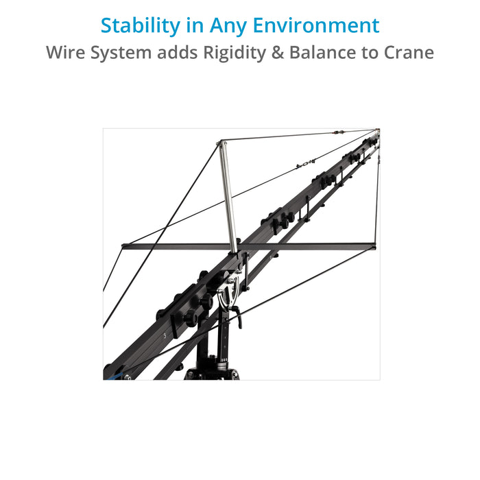 Proaim Alphabet 21ft Jib Crane, for DSLR Video Camera, 15kg/33lb