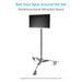 Proaim Baby 5/8” Jr. Roller Support Stand w Wheels for Studio, Photography | Max. Height: 9.5 Feet