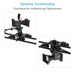 Proaim Breeza Pro Camera Dolly w Track | Mitchell, 75mm, 100mm Bowl Mount