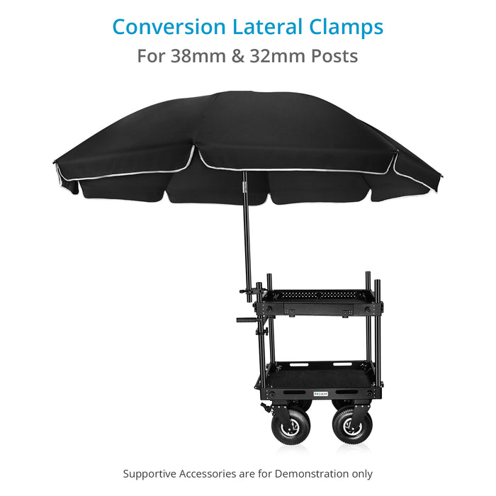 Pince Latérale De Conversion Proaim Pour Chariot Caméra - Diamètres 38mm Et 32mm - P-LTCP-01
