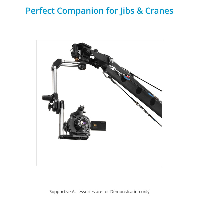 Proaim Explorer Pan Tilt Head for Camera Jib Crane, 8kg/17.6lb Payload