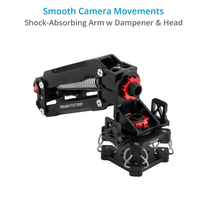 Proaim Fistgrip Car Mount with Shock Absorbing System for Camera Gimbals