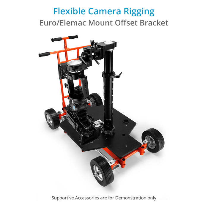 Proaim Flexi Euro/Elemac 360° Rig | 3-Axis Offset Bracket for Video Camera Setups