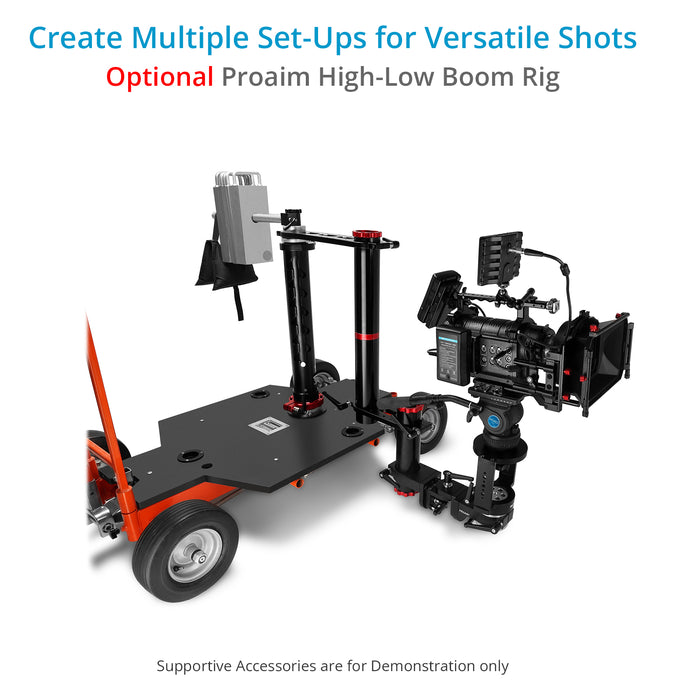 Proaim Flexi Euro/Elemac 360° Rig | 3-Axis Offset Bracket for Video Camera Setups