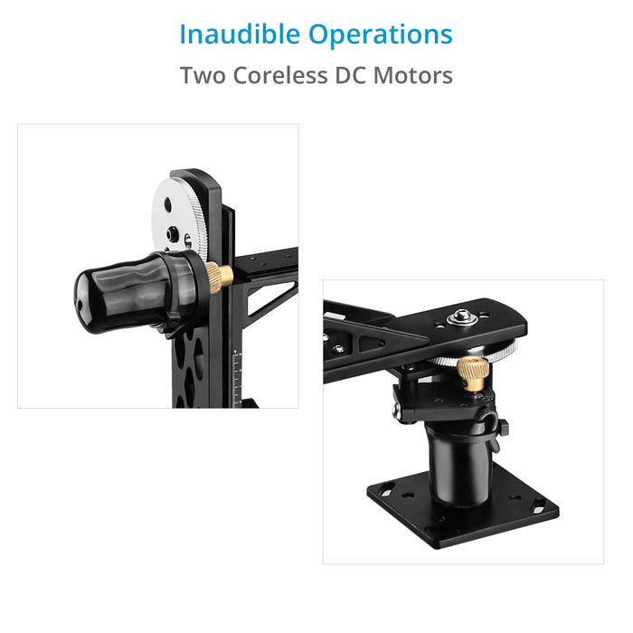 Proaim Flite Pan Tilt Head for Video Camera Jib/Crane | Payload: 3kg / 6.6lb