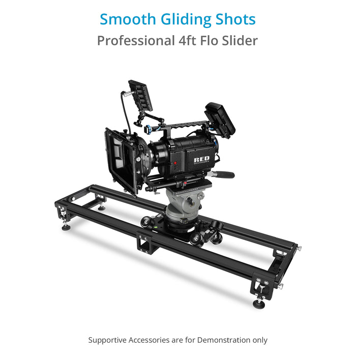 Proaim Flo Professional 4ft Video Camera Slider for Videomakers & Filmmakers