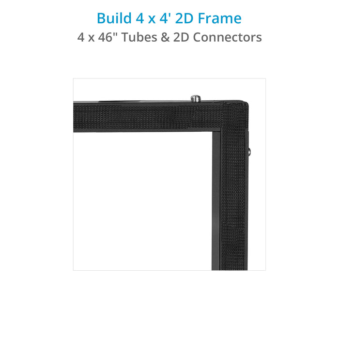 Proaim Framax Scrim Jim Frame (4 x 4') for Photographers & Filmmakers