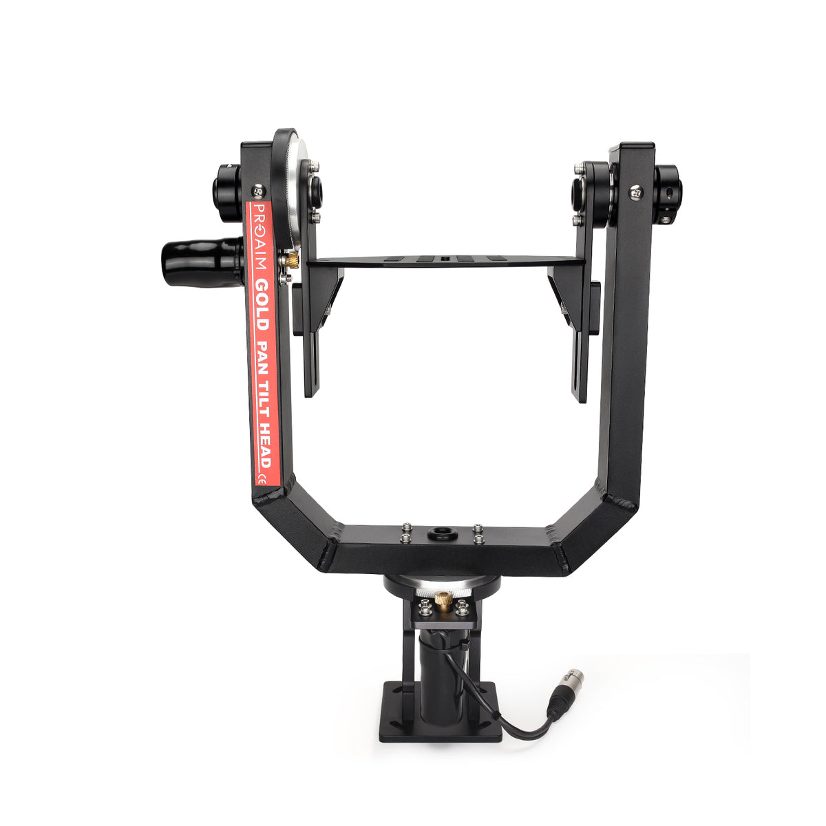 Proaim Gold Pan Tilt Head for Camera Jib Crane, Payload