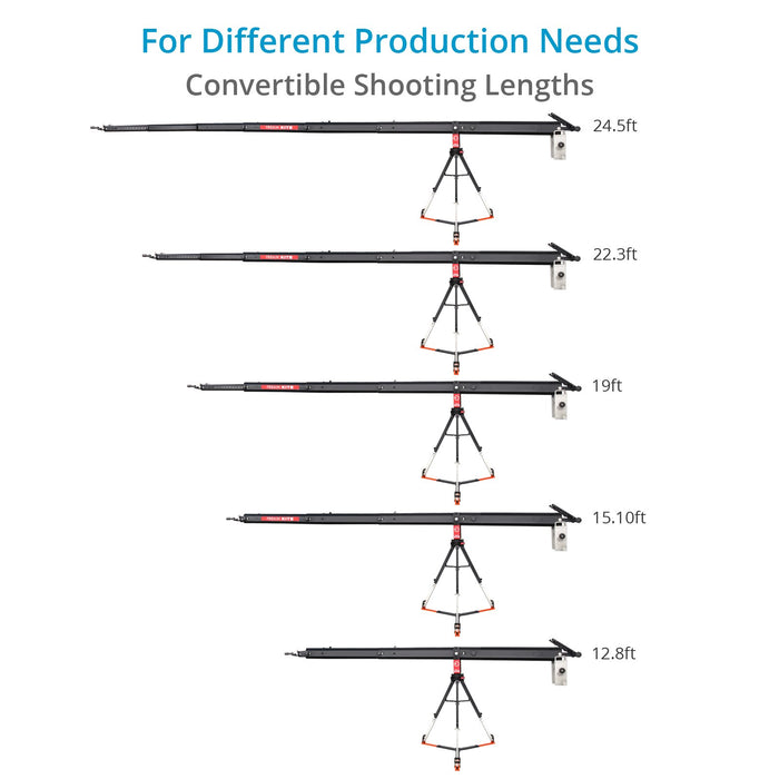 Proaim Kite-22 Popular Package - 24.5ft Camera Jib Crane for Video Film Productions