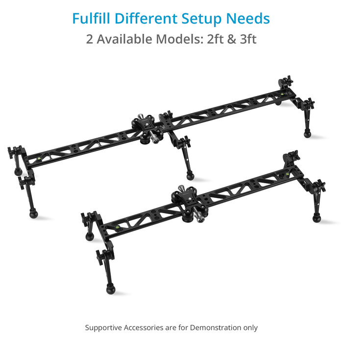 Proaim Line Video Camera Slider | Available Sizes: 2ft. 3ft.
