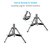 Proaim Low Ninja Baby 5/8” Double Riser Stand for Lights & Studio Photography