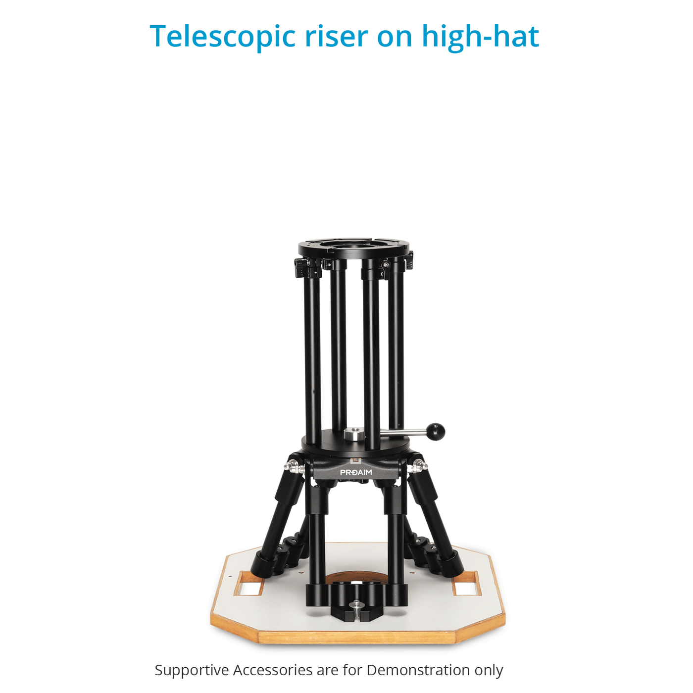 Proselect Riser Mitchell Camera Height Riser Camera Slider | Proaim — Proaim.be