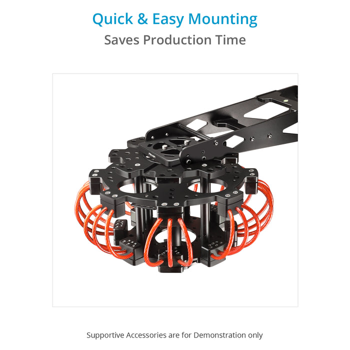 Proaim Mounting Plate for Scissor Crane to mount Pan Tilt Head