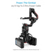 Power your gimbal for long shooting hours with Power Supply Base Plate; Mounts to tripods, jibs, sliders, car mounts, etc.; Side bracket for extra security. 