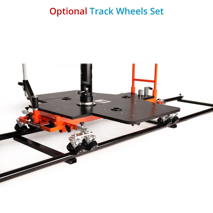 Proaim Quad Super Film Camera Doorway Dolly | Rear-Wheel Steering