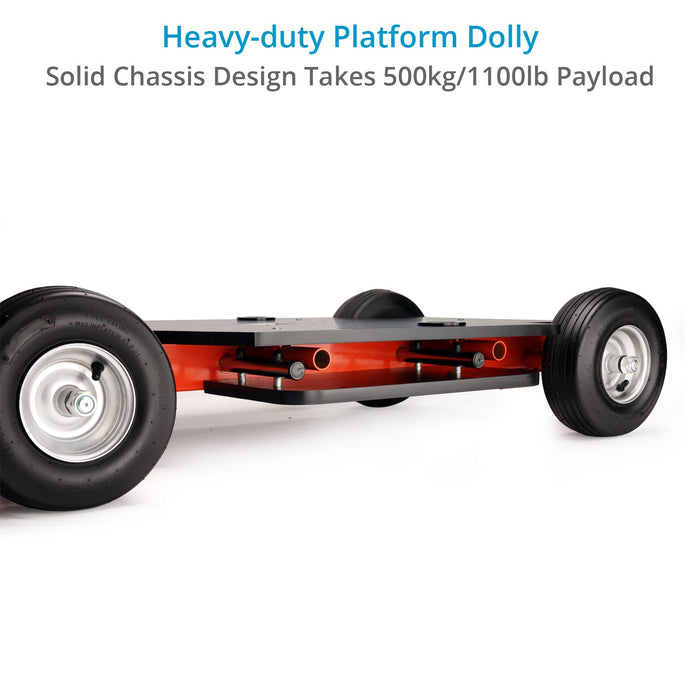 Proaim Quad Super Film Camera Doorway Dolly | Rear-Wheel Steering
